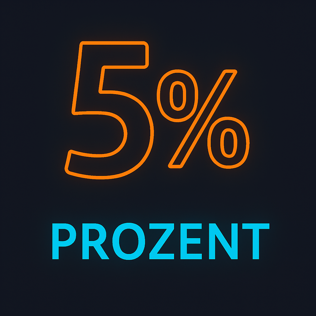 5 Prozent